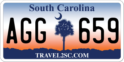 SC license plate AGG659
