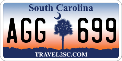 SC license plate AGG699
