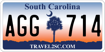 SC license plate AGG714