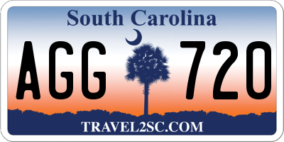 SC license plate AGG720