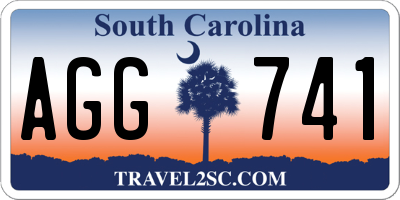 SC license plate AGG741