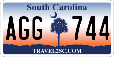 SC license plate AGG744