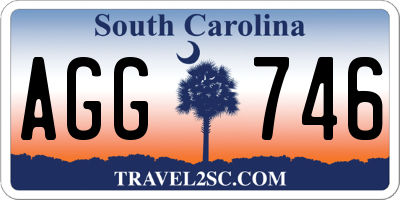 SC license plate AGG746