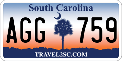 SC license plate AGG759