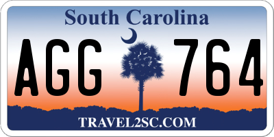 SC license plate AGG764