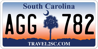 SC license plate AGG782