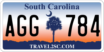 SC license plate AGG784