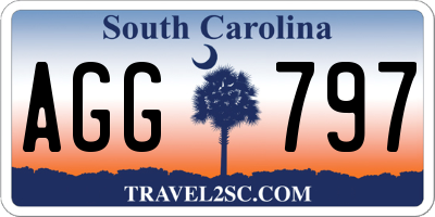 SC license plate AGG797
