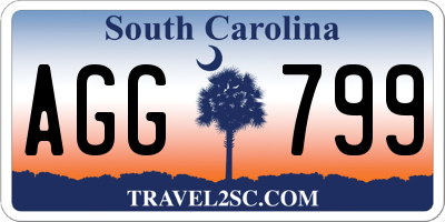SC license plate AGG799