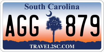 SC license plate AGG879