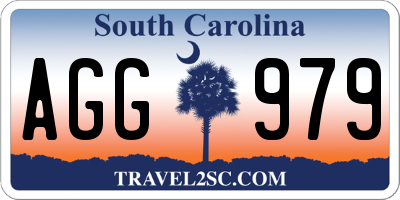 SC license plate AGG979