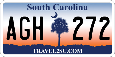 SC license plate AGH272