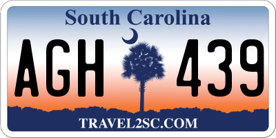 SC license plate AGH439