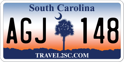 SC license plate AGJ148