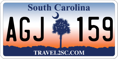 SC license plate AGJ159