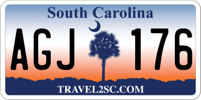 SC license plate AGJ176