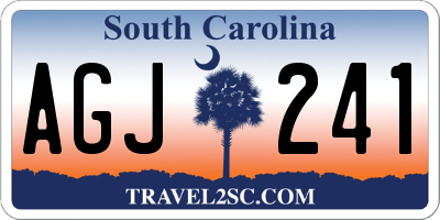 SC license plate AGJ241