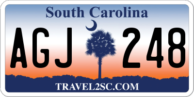 SC license plate AGJ248