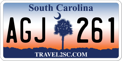 SC license plate AGJ261