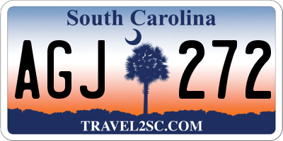 SC license plate AGJ272