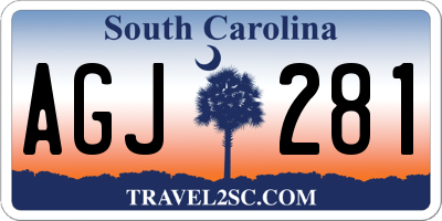 SC license plate AGJ281