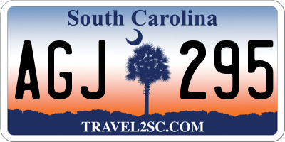 SC license plate AGJ295