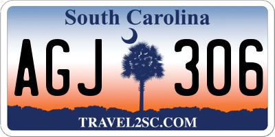 SC license plate AGJ306