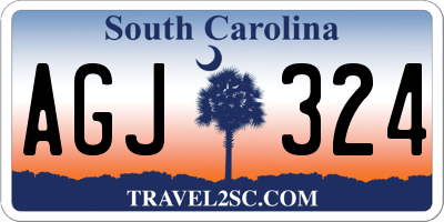 SC license plate AGJ324