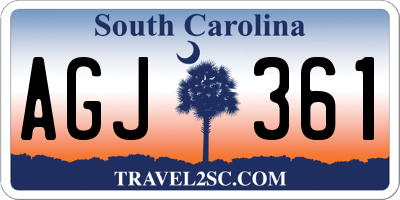 SC license plate AGJ361