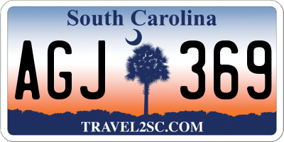 SC license plate AGJ369