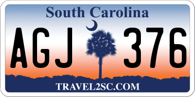 SC license plate AGJ376