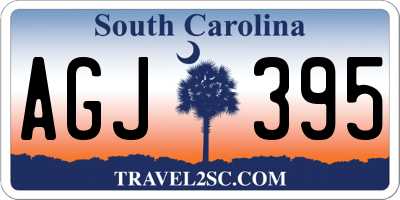 SC license plate AGJ395
