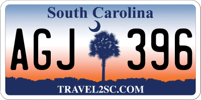 SC license plate AGJ396