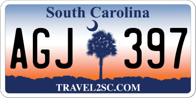 SC license plate AGJ397