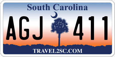 SC license plate AGJ411