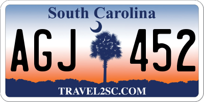 SC license plate AGJ452