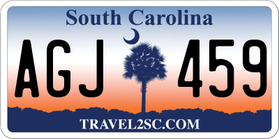 SC license plate AGJ459