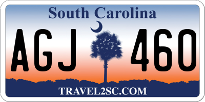 SC license plate AGJ460