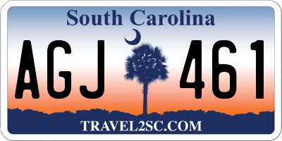 SC license plate AGJ461