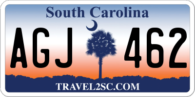 SC license plate AGJ462