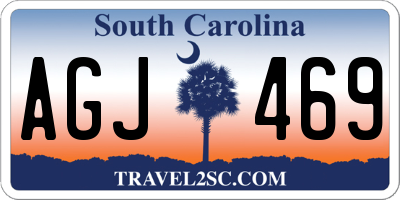 SC license plate AGJ469