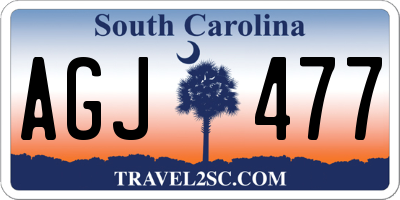 SC license plate AGJ477