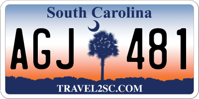 SC license plate AGJ481