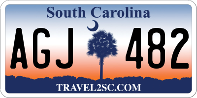 SC license plate AGJ482
