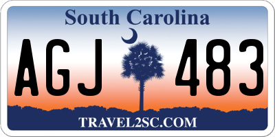 SC license plate AGJ483
