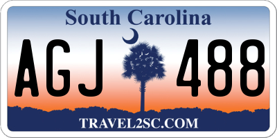 SC license plate AGJ488