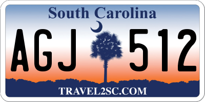 SC license plate AGJ512