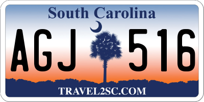 SC license plate AGJ516