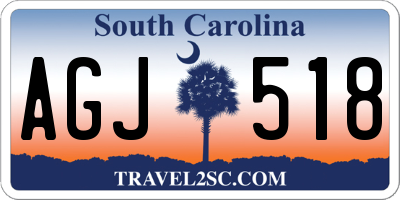 SC license plate AGJ518
