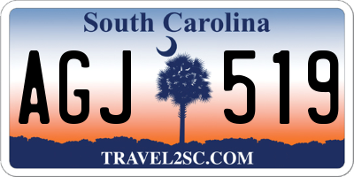 SC license plate AGJ519